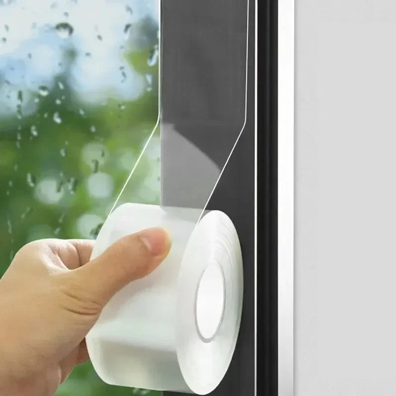 BEECHIP Multi-Surface Waterproof Nano Sealing Tape - Stain-Resistant & Easy to Apply, for Gaps Sealing in Home Kitchen Pool PE