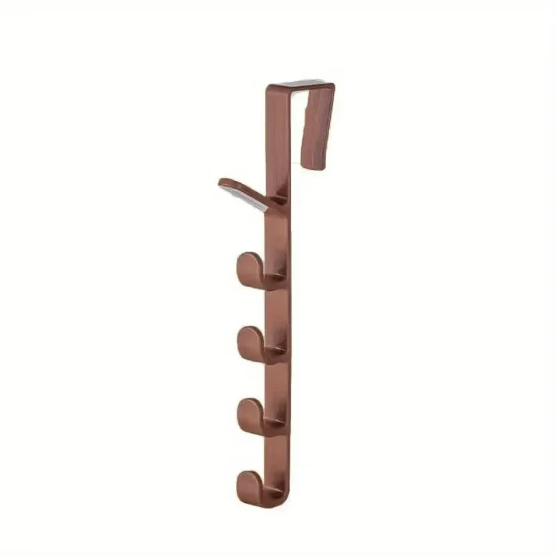 Behind The Door Storage Hook Space-Saving Coat & Bag Hanger for Dorm Office School Locker Wardrobe Organization