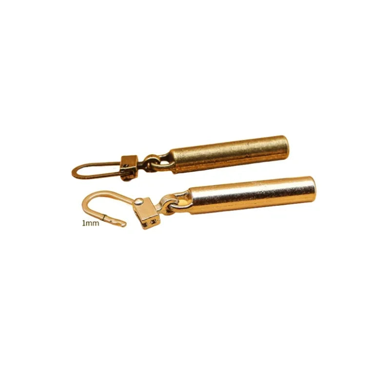 5pcs Detachable Metal Zipper Pullers for Zipper Sliders Head Zipper Pull Tab DIY Sewing Bags Down Jacket Zippers Repair Kits